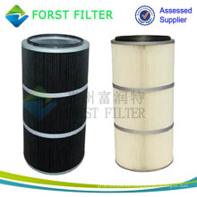 Elemento de filtro plisado al aire de alta eficiencia FORST para colector de polvo